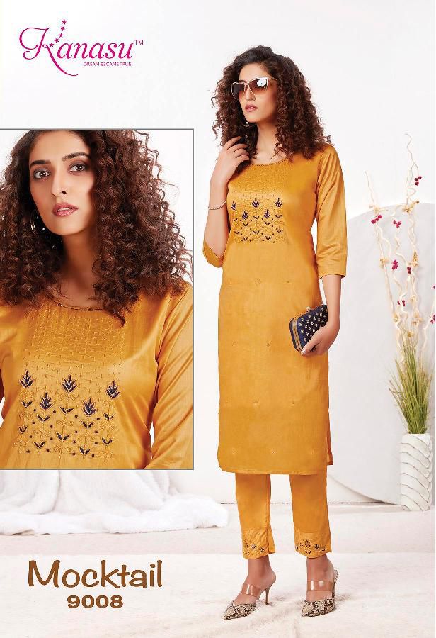 Mocktail By Kanasu Kurtis With Bottom Catalog
